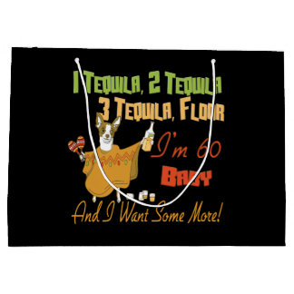 Tequila 60th Birthday Party Collection Large Gift Bag