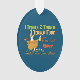 Tequila 60th Birthday Party Collection Ornament