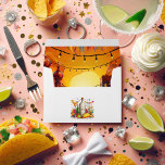 Tequila and Tacos Mexican Fiesta Wedding Design Envelope<br><div class="desc">This vibrant Mexican tacos and tequila-themed wedding design is perfect for adding a festive touch to your special day. Featuring playful elements like a tequila bottle, tacos, and margaritas, it captures the lively essence of a fiesta-inspired celebration. Ideal for couples who love bold colors and Mexican-themed events, this design will...</div>