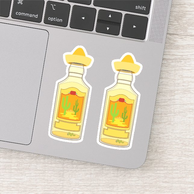 Tequila Bottles Sticker (Detail)