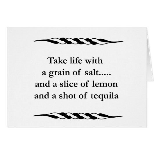 Tequila Cards (Front Horizontal)
