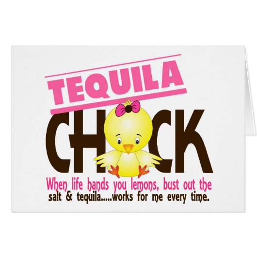 Tequila Chick Cards (Front Horizontal)
