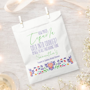 Tequila & Cookies Baking Class Bridal Shower Party Favor Bag