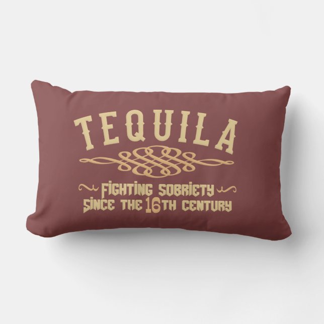 TEQUILA custom throw pillow (Front)
