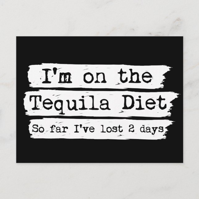 Tequila Diet Postcard (Front)