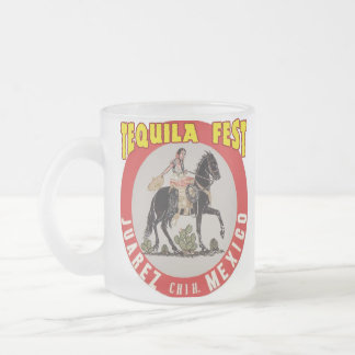 Tequila Fest, Frosted Glass Coffee Mug