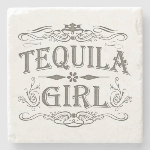 Tequila Girl Stone Coaster