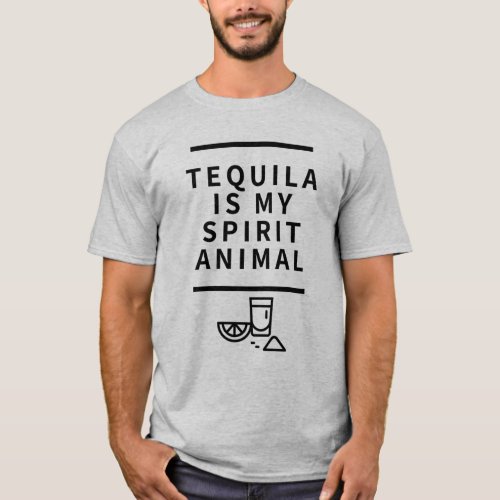 Tequila Is My Spirit Animal T_Shirt