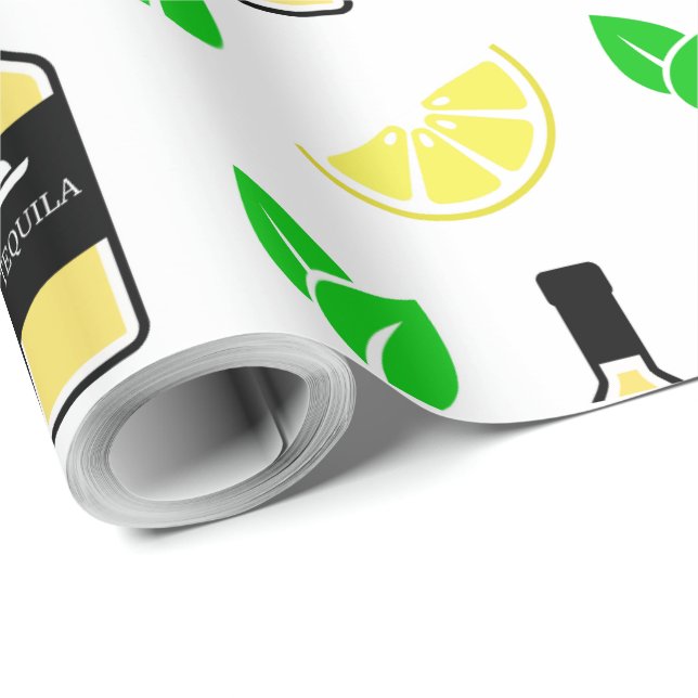 Tequila & Lemon  Wrapping Paper (Roll Corner)