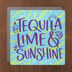 Tequila Lime and Sunshine - Cruise Door Decor Car Magnet
