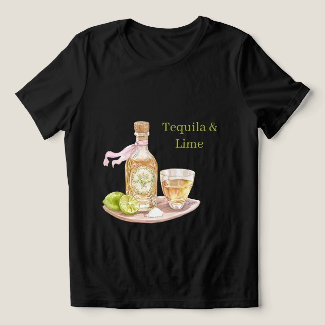 Tequila & Lime Tri-Blend Shirt (Design Front)