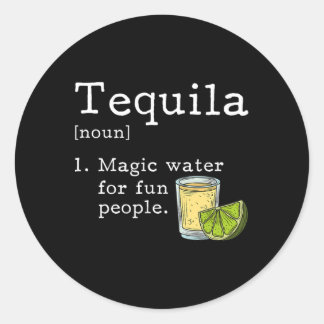 Tequila Lover Cinco De Mayo Mexican Party Gifts Me Classic Round Sticker