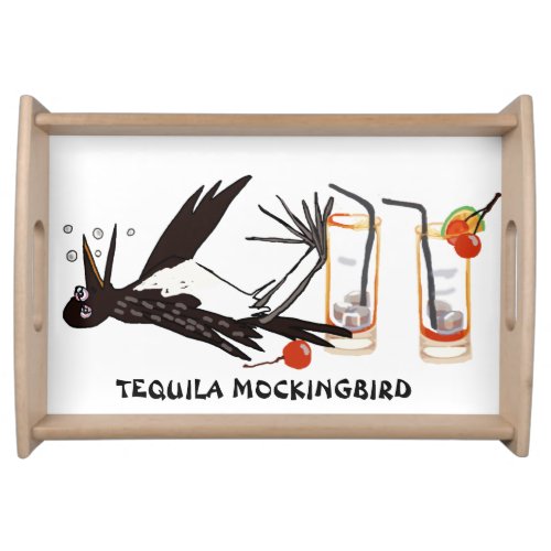 Tequila mockingbird serving tray