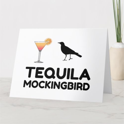 TEQUILA MOCKINGBIRD THANK YOU CARD