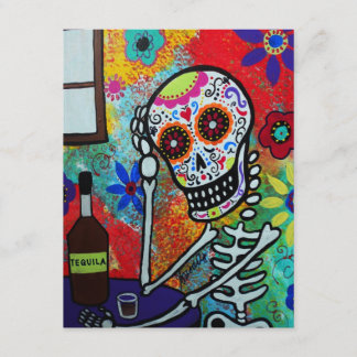 TEQUILA NIGHT DAY OF THE DEAD INVITATION