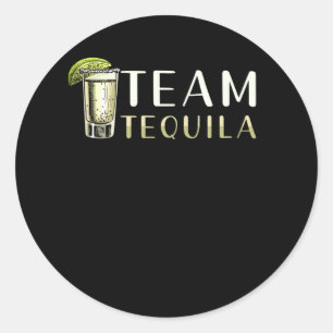Tequila Party Team Classic Round Sticker