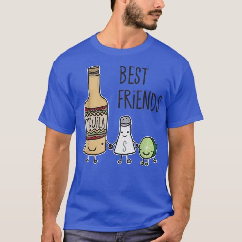 Tequila Salt and Lime Best Friends Margarita T  T_Shirt