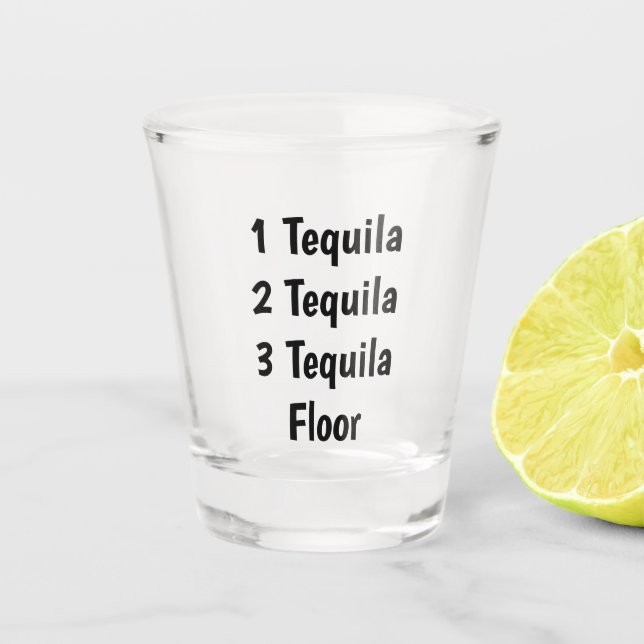 Tequila  Shot Glass, Vaso de Chupito de Tequila Shot Glass (Front)