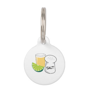 Tequila Shot Pet ID Tag