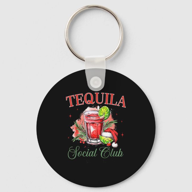 Tequila Social Club Tequila Tail Club Drinking Chr Keychain (Front)