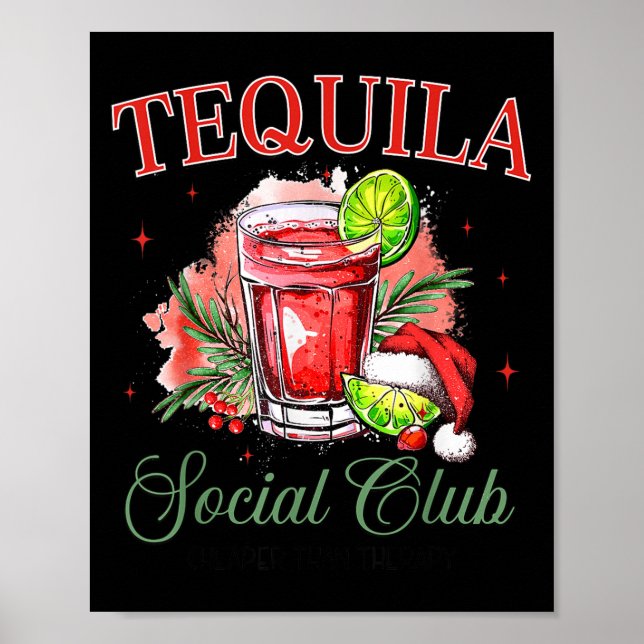 Tequila Social Club Tequila Tail Club Drinking Chr Poster (Front)