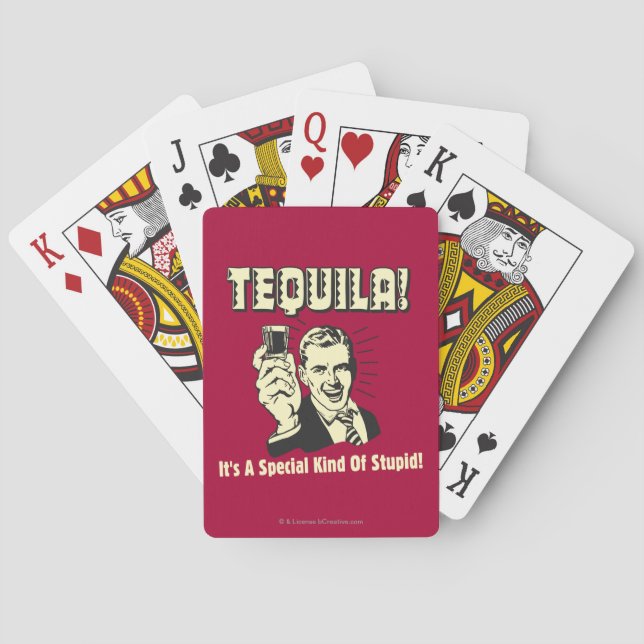 Tequila: Special Kind of Stupid Poker Cards (Back)