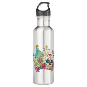 Tequila Sugar Skull Stainless Steel Water Bottle