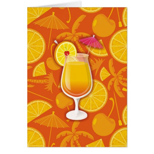Tequila sunrise cards (Front)