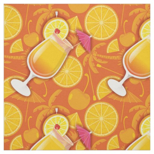 Tequila sunrise fabric