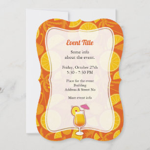 Tequila Sunrise Invitation