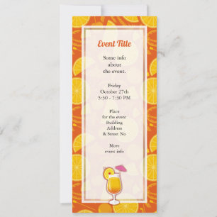 Tequila Sunrise Invitation
