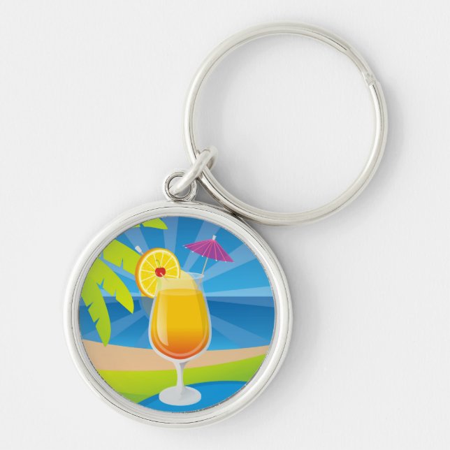 Tequila Sunrise Keychain (Front)
