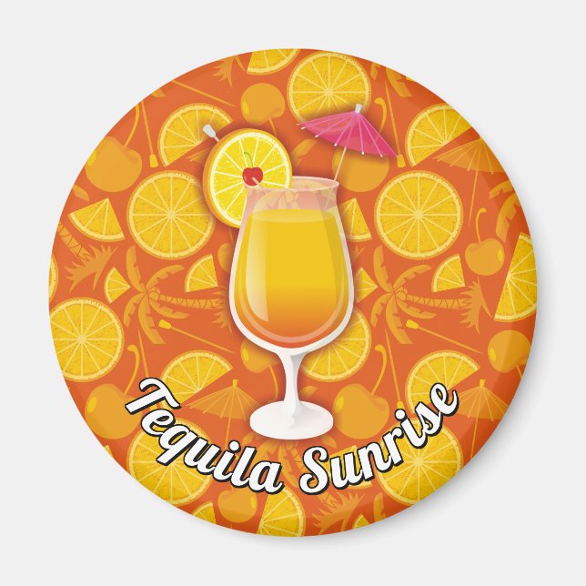 Tequila Sunrise Magnet (Front)