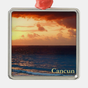 Tequila Sunrise Metal Ornament