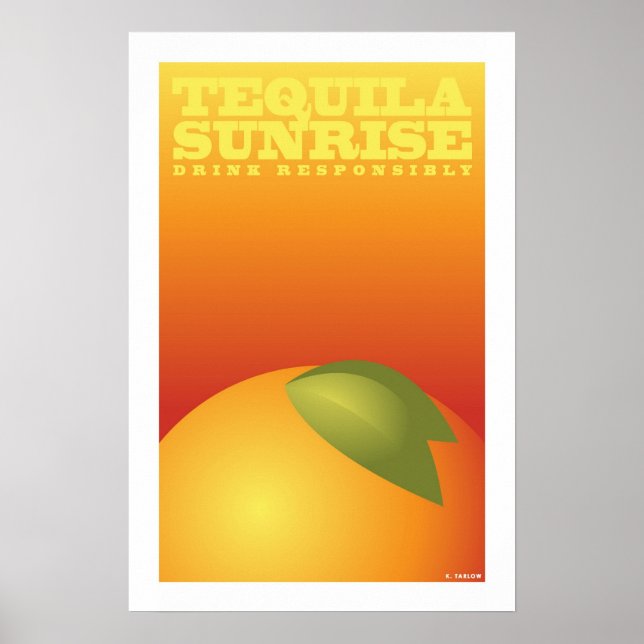 Tequila Sunrise (Small Poster) Poster (Front)