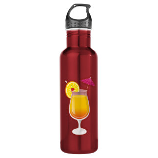 Tequila sunrise stainless steel water bottle