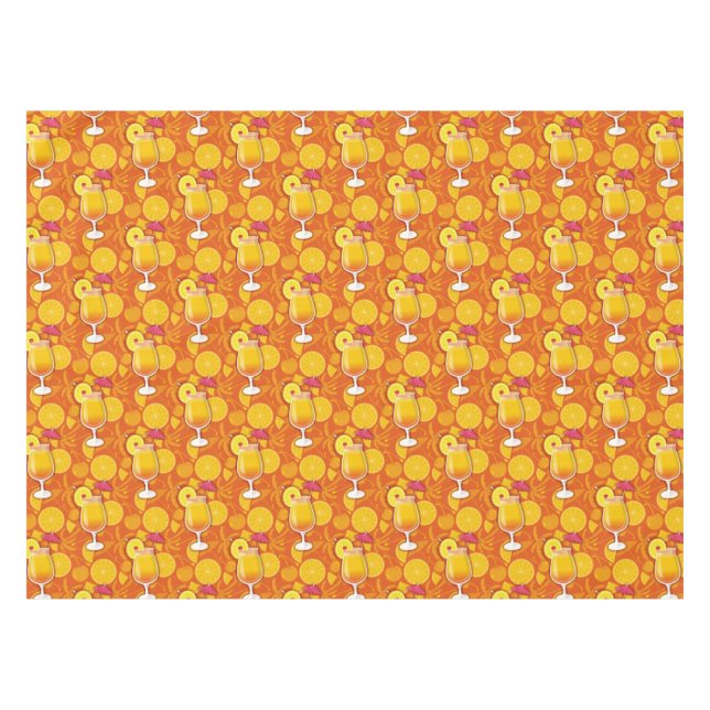 Tequila sunrise tablecloth (Front (Horizontal))