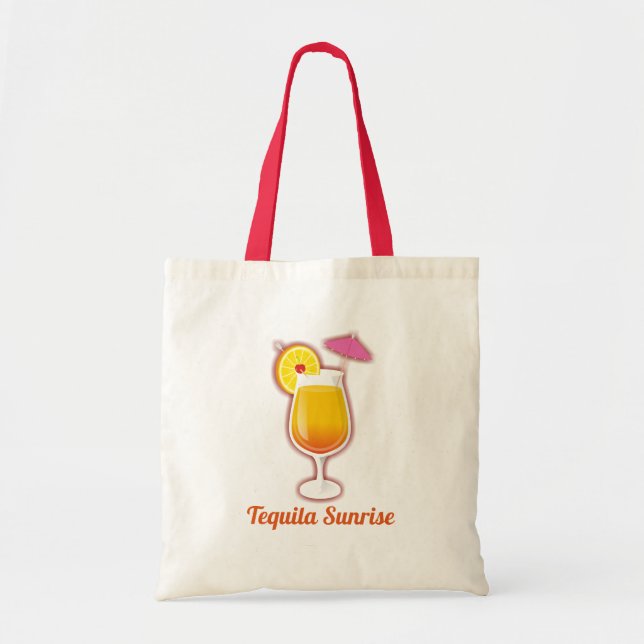 Tequila Sunrise Tote Bag (Front)