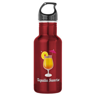 Tequila sunrise water bottle