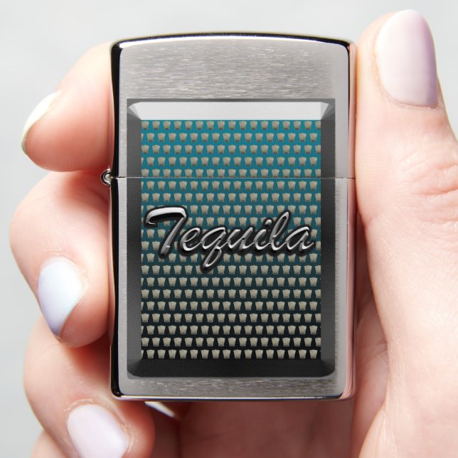 Tequila Tough Zippo Lighter (In Hand)