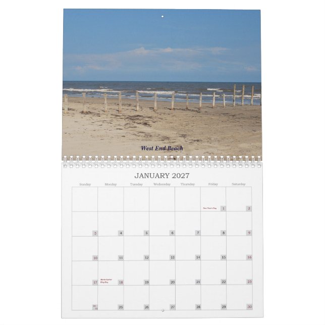 TeraBella Photography presents Galveston, Texas Calendar (Jan 2027)