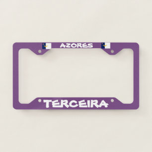 Terceira Customizable License Plate Frame