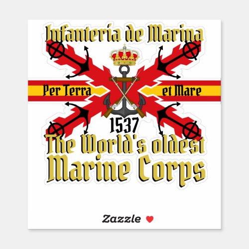 Tercio de Armada Spanish Marines Sticker