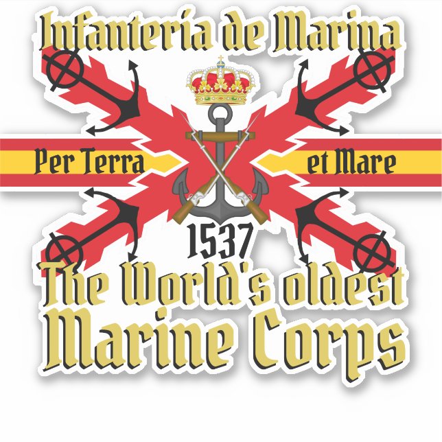 Tercio de Armada (Spanish Marines) Sticker (Front)