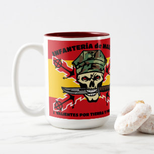 Tercio de Armada (Spanish Marines) Two-Tone Coffee Mug
