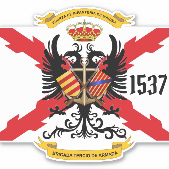 TERCIO DE ARMADA STICKER (Front)