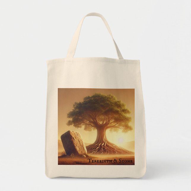 Terebinth & Stone Christian Tote Bag (Front)
