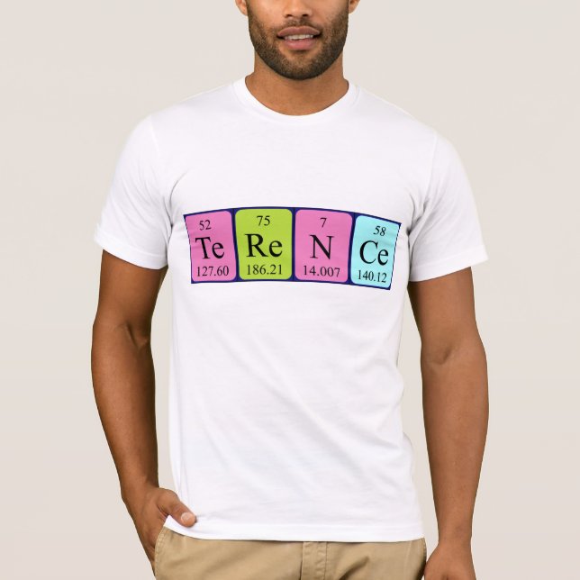 Terence periodic table name shirt (Front)