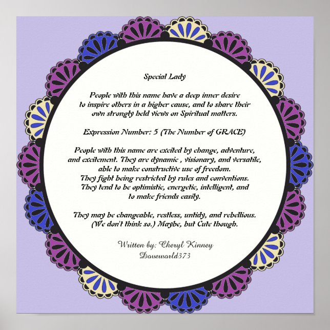 Teresa Second part of the Meaning Poster (Front)