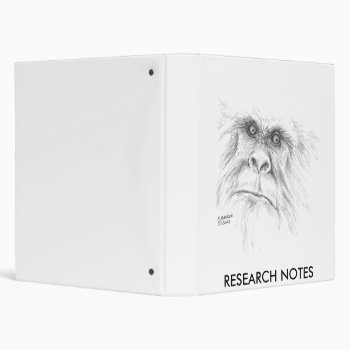 Teresaltb T-shirt Pic01a  Research Notes 3 Ring Binder by letstalkbigfoot at Zazzle